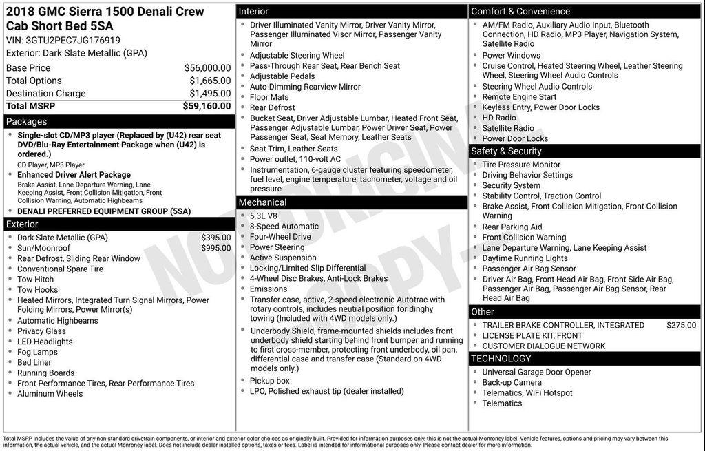 used 2018 GMC Sierra 1500 car, priced at $29,991