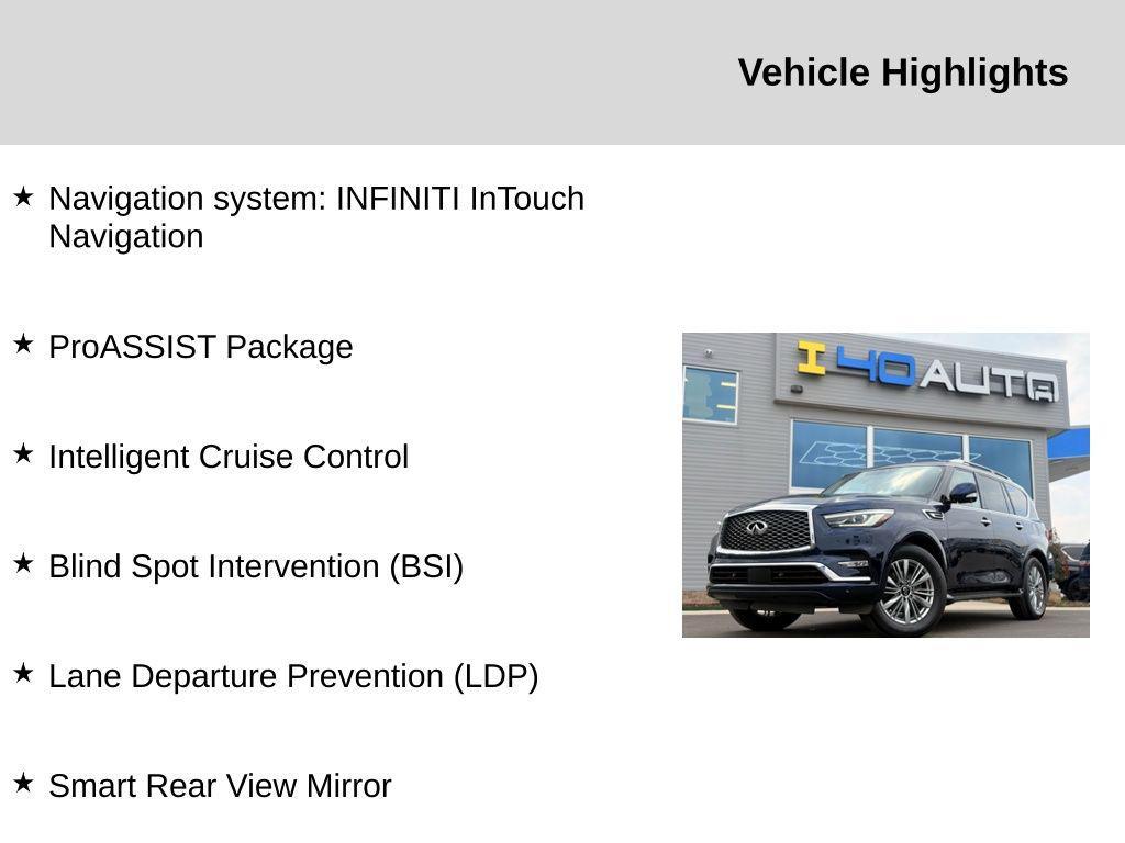 used 2020 INFINITI QX80 car, priced at $22,990