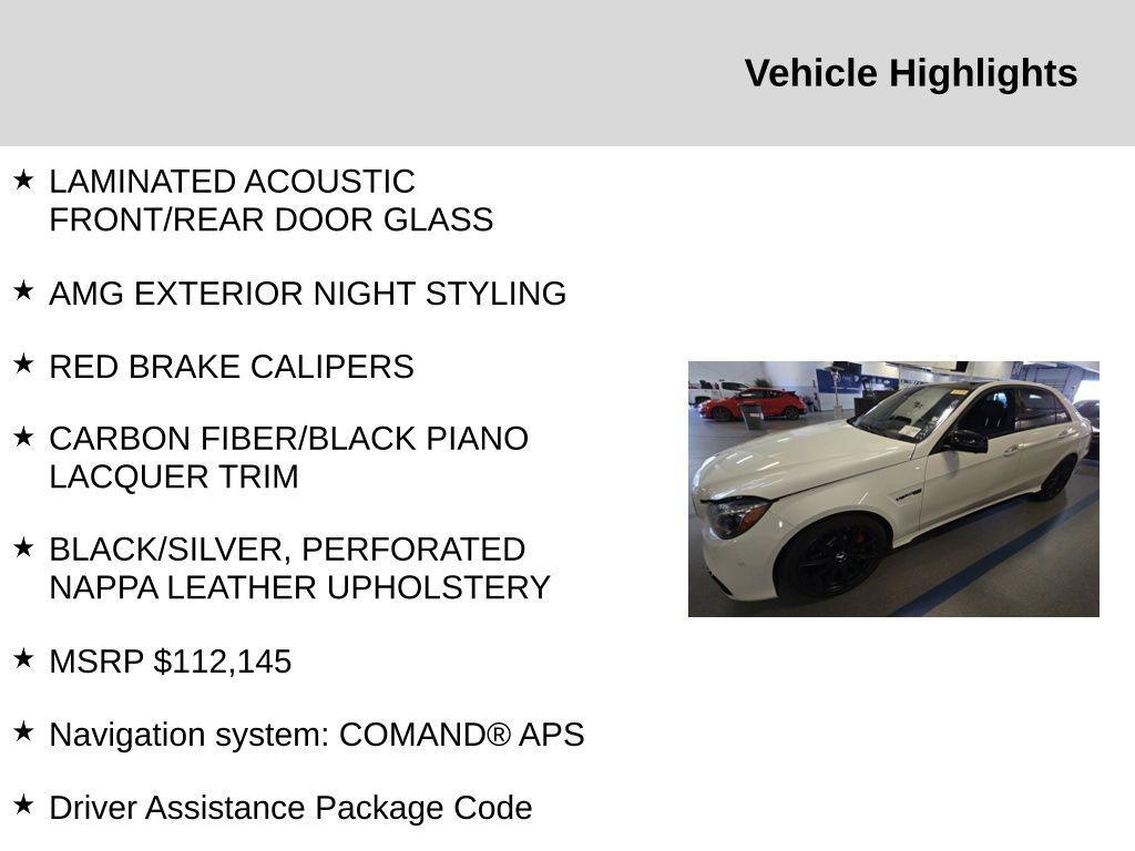 used 2016 Mercedes-Benz AMG E car, priced at $28,971