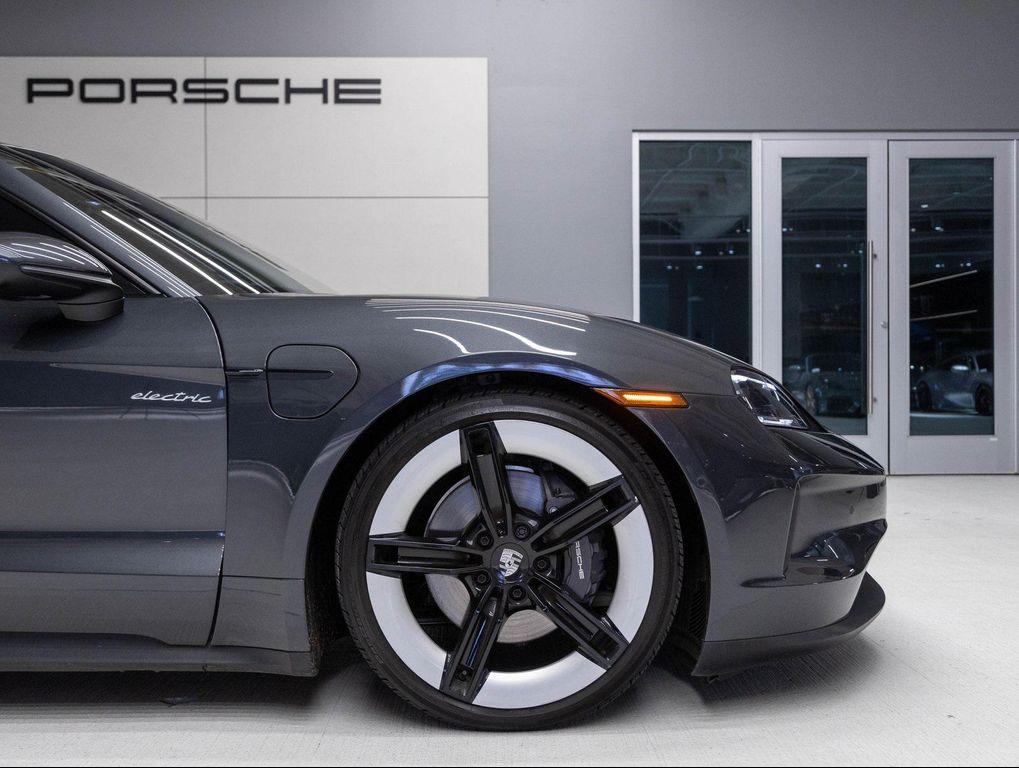 used 2025 Porsche Taycan car, priced at $92,990