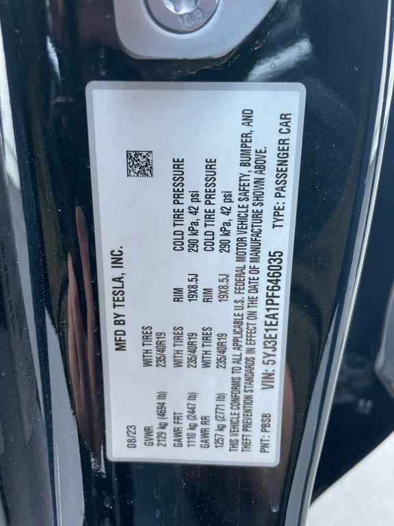 used 2023 Tesla Model 3 car, priced at $25,588