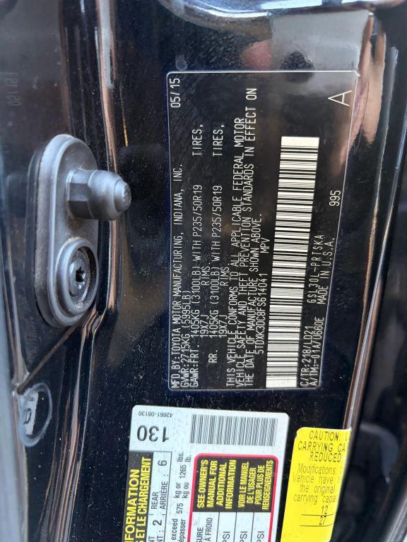 used 2015 Toyota Sienna car, priced at $14,598