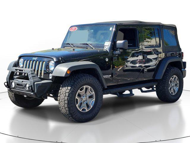 used 2015 Jeep Wrangler Unlimited car, priced at $18,597