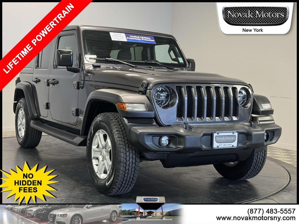 used 2021 Jeep Wrangler Unlimited car, priced at $27,899