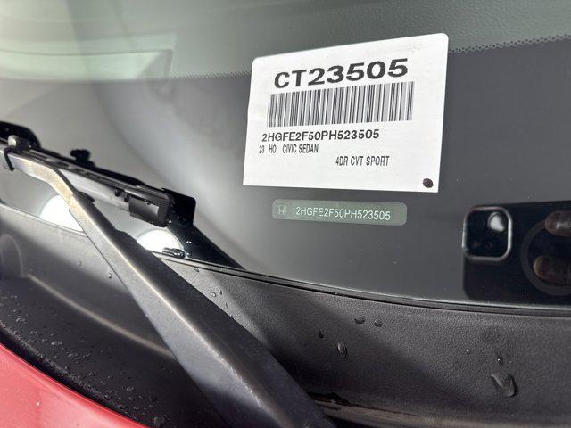 used 2023 Honda Civic car, priced at $21,993