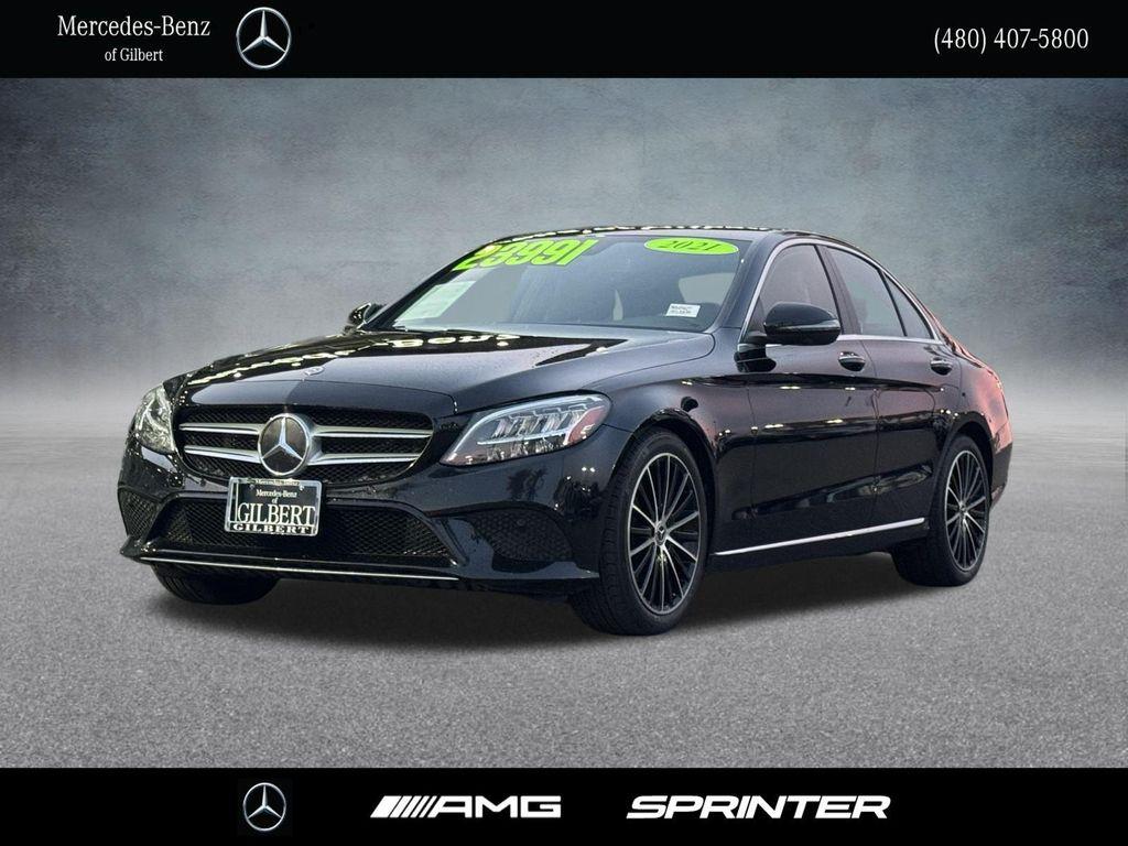 used 2021 Mercedes-Benz C-Class car, priced at $22,991