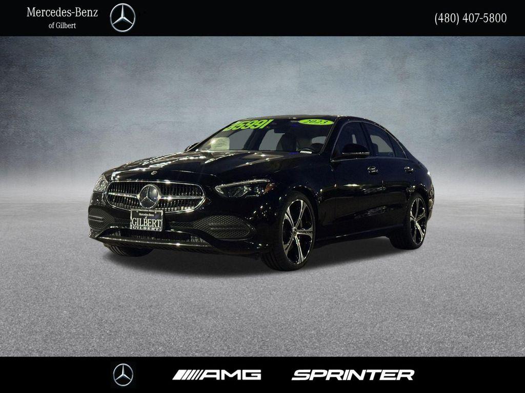 used 2023 Mercedes-Benz C-Class car, priced at $34,991