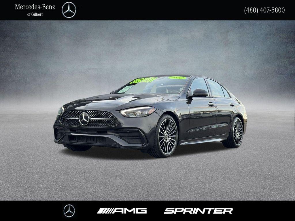 used 2023 Mercedes-Benz C-Class car, priced at $35,991