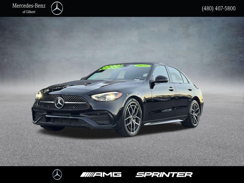 used 2023 Mercedes-Benz C-Class car, priced at $37,991