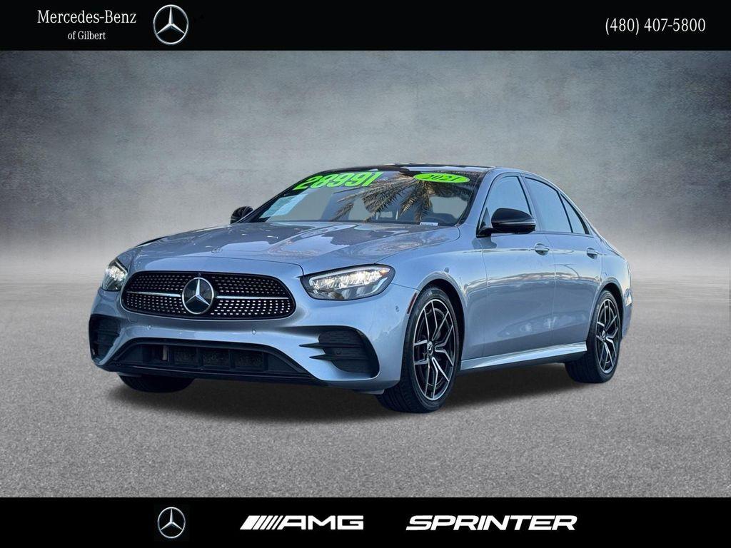 used 2021 Mercedes-Benz E-Class car, priced at $27,987