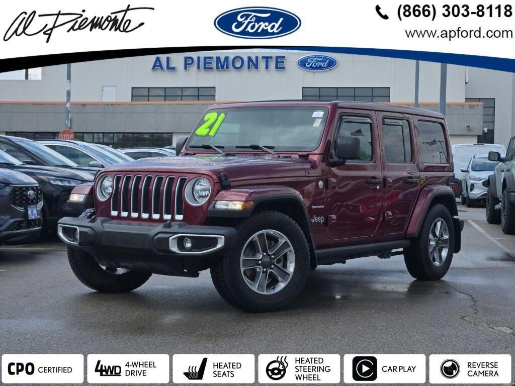 used 2021 Jeep Wrangler Unlimited car, priced at $30,197