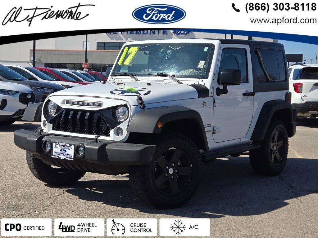 used 2017 Jeep Wrangler car, priced at $16,293