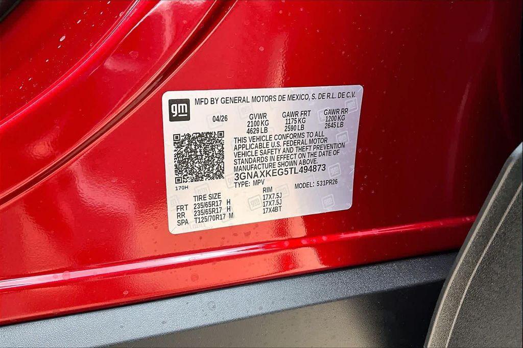 new 2026 Chevrolet Equinox car, priced at $35,001
