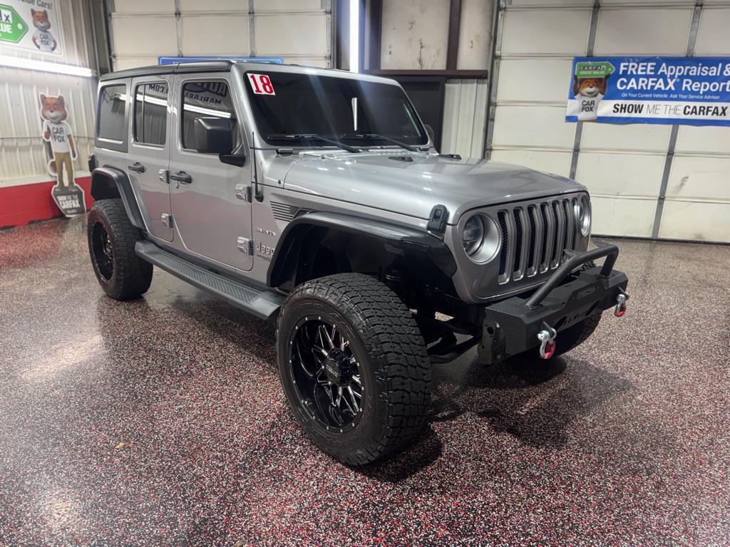 used 2018 Jeep Wrangler Unlimited car, priced at $23,990