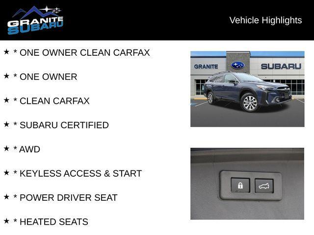 used 2025 Subaru Outback car, priced at $32,399