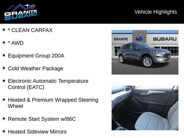 used 2022 Ford Escape car, priced at $20,867