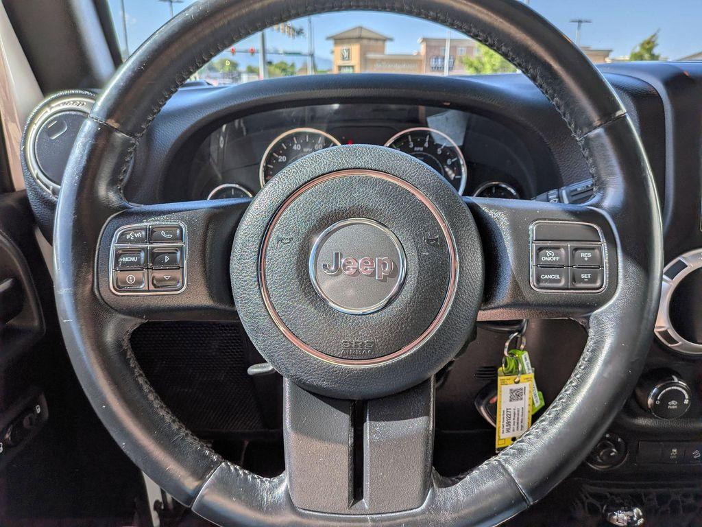 used 2017 Jeep Wrangler Unlimited car, priced at $18,699