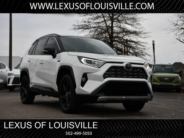 used 2020 Toyota RAV4 Hybrid car, priced at $28,000