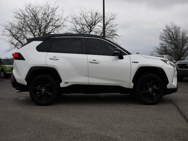 used 2020 Toyota RAV4 Hybrid car, priced at $28,000