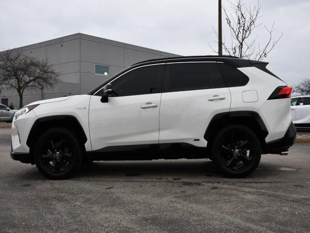used 2020 Toyota RAV4 Hybrid car, priced at $28,000