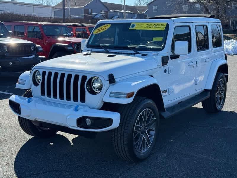 used 2022 Jeep Wrangler Unlimited 4xe car, priced at $33,785