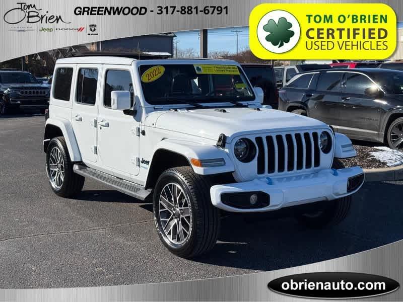 used 2022 Jeep Wrangler Unlimited 4xe car, priced at $34,685