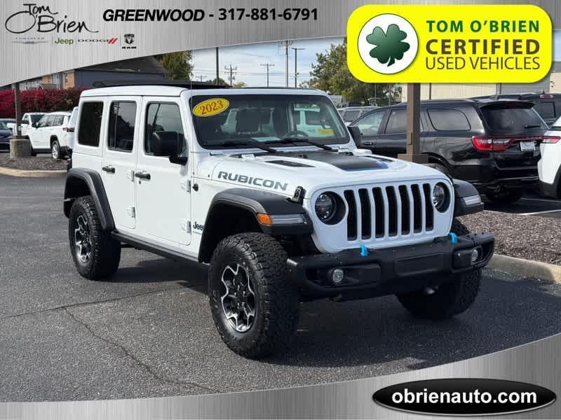 used 2023 Jeep Wrangler 4xe car, priced at $34,685