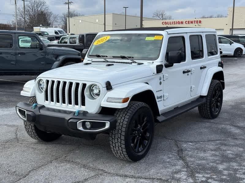 used 2021 Jeep Wrangler Unlimited 4xe car, priced at $27,485