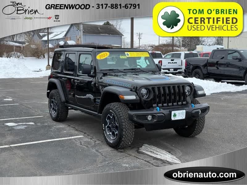 used 2023 Jeep Wrangler 4xe car, priced at $34,988