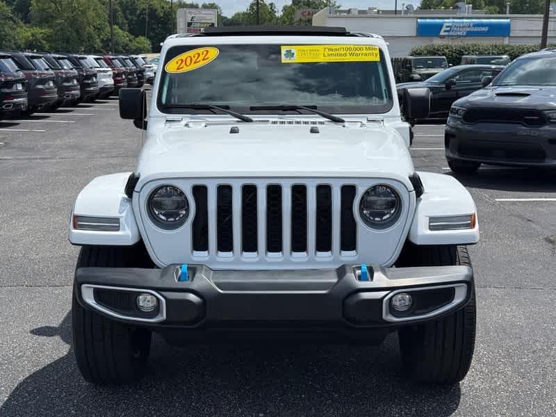 used 2022 Jeep Wrangler Unlimited 4xe car, priced at $32,985