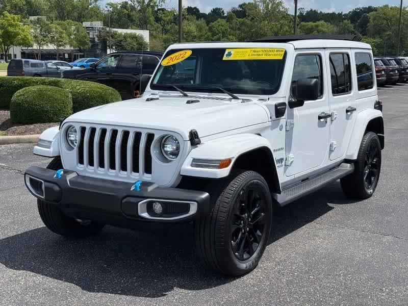used 2022 Jeep Wrangler Unlimited 4xe car, priced at $32,985