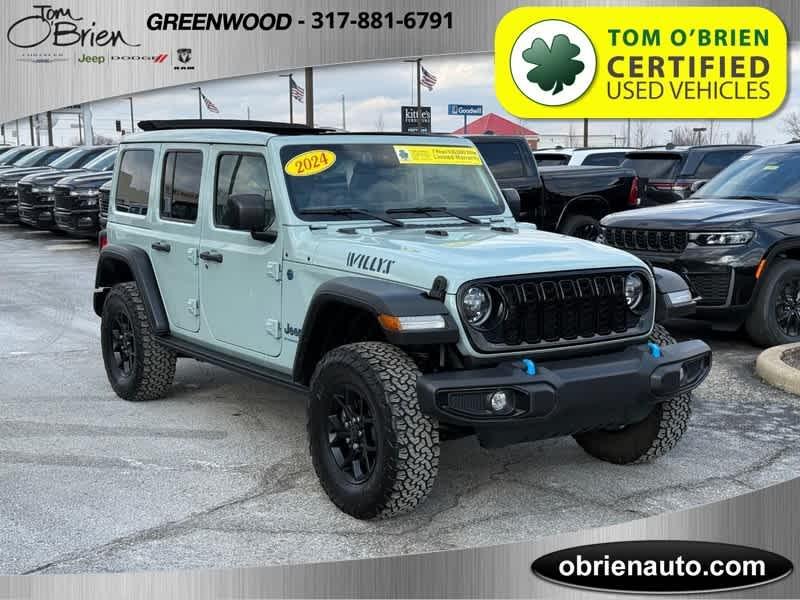 used 2024 Jeep Wrangler 4xe car, priced at $34,485