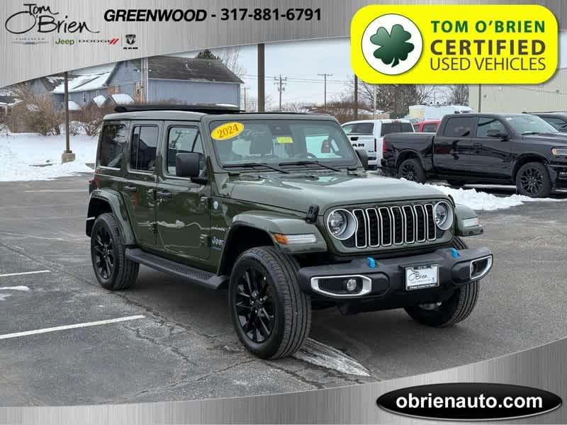 used 2024 Jeep Wrangler 4xe car, priced at $34,988