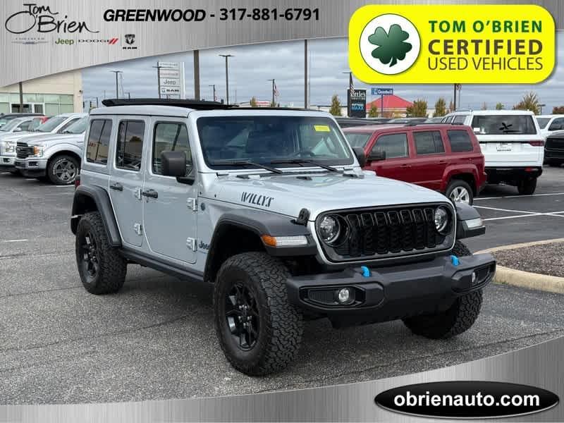 used 2024 Jeep Wrangler 4xe car, priced at $34,285