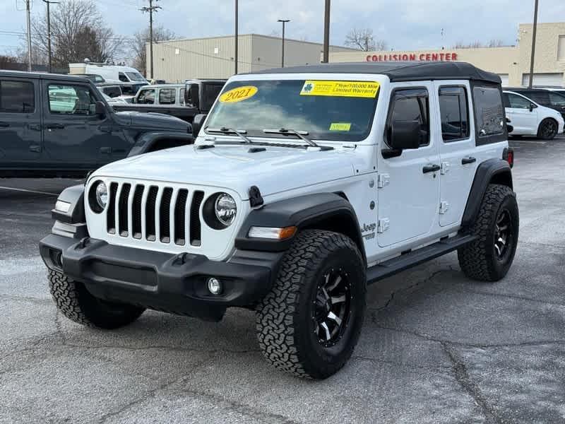 used 2021 Jeep Wrangler Unlimited car, priced at $25,985