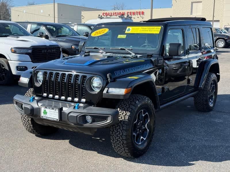 used 2022 Jeep Wrangler Unlimited 4xe car, priced at $30,988