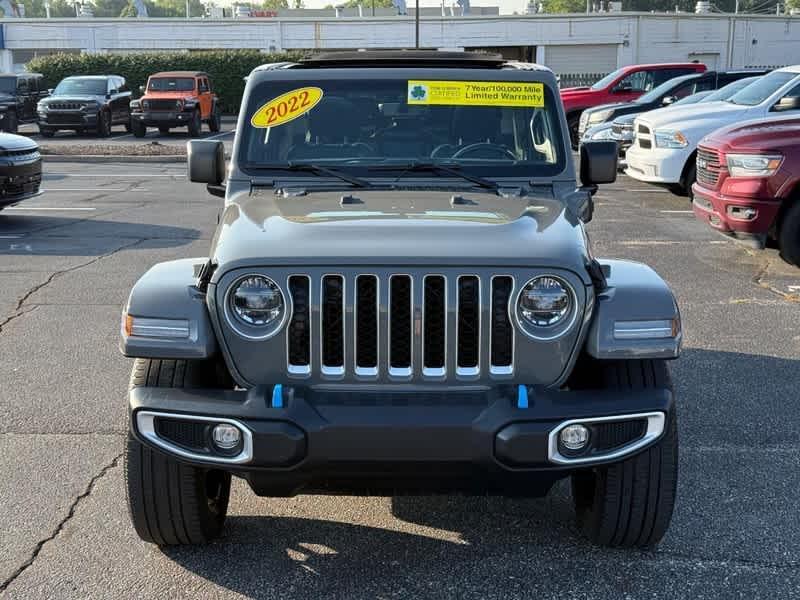 used 2022 Jeep Wrangler Unlimited 4xe car, priced at $29,885