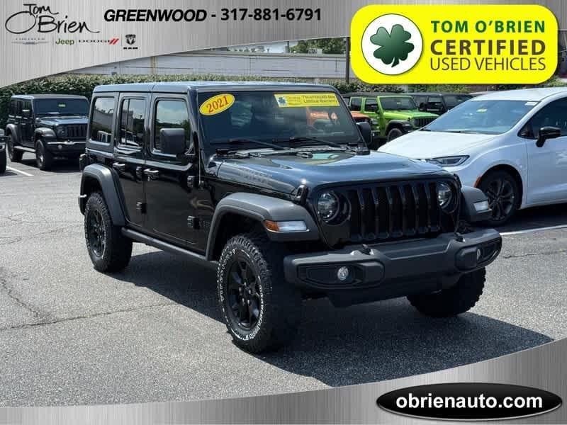 used 2021 Jeep Wrangler Unlimited car, priced at $28,985