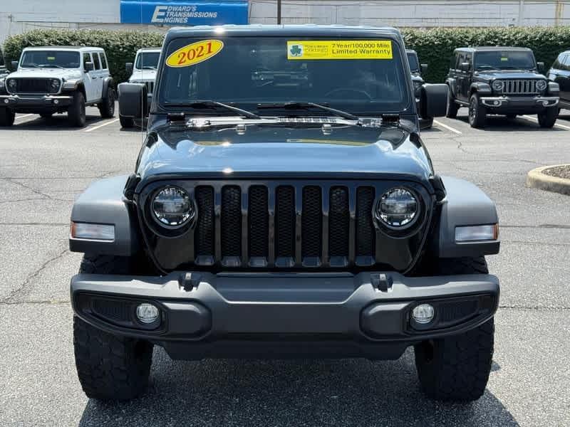 used 2021 Jeep Wrangler Unlimited car, priced at $27,985