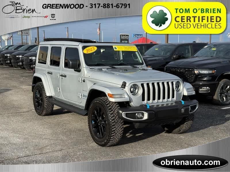 used 2023 Jeep Wrangler 4xe car, priced at $31,385