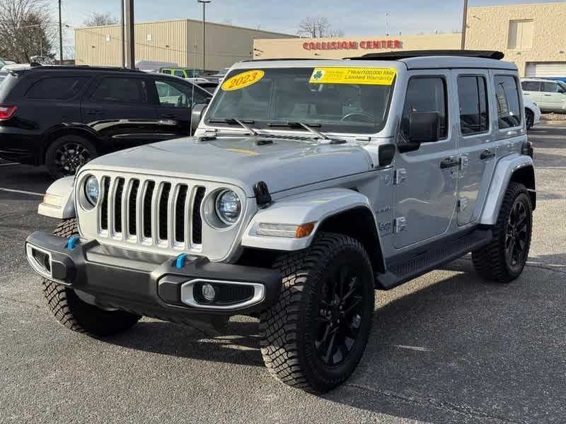 used 2023 Jeep Wrangler 4xe car, priced at $31,385