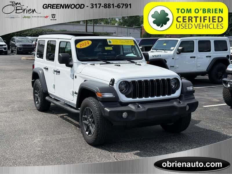 used 2024 Jeep Wrangler car, priced at $35,737