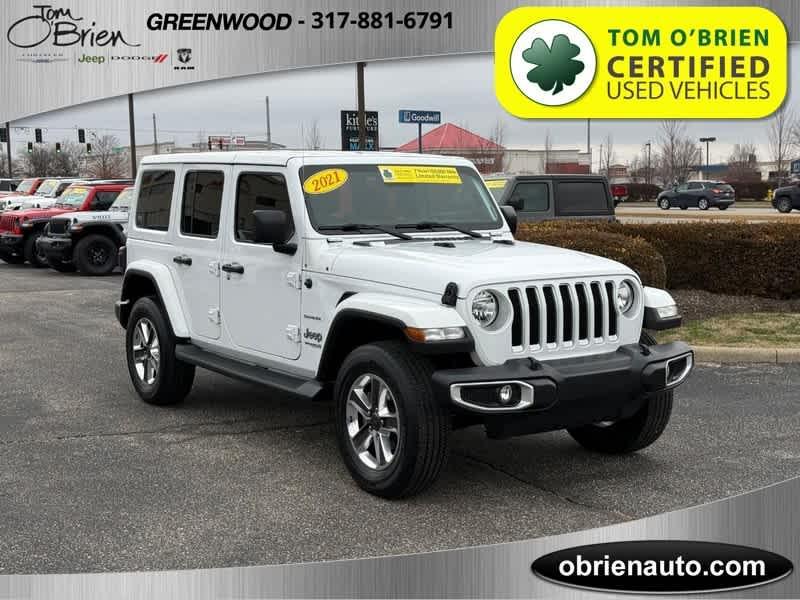 used 2021 Jeep Wrangler Unlimited car, priced at $31,485