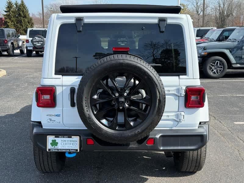 used 2022 Jeep Wrangler Unlimited 4xe car, priced at $28,988