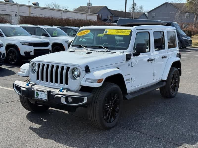 used 2022 Jeep Wrangler Unlimited 4xe car, priced at $28,988