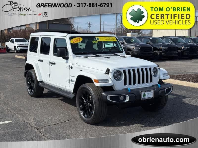 used 2022 Jeep Wrangler Unlimited 4xe car, priced at $28,988