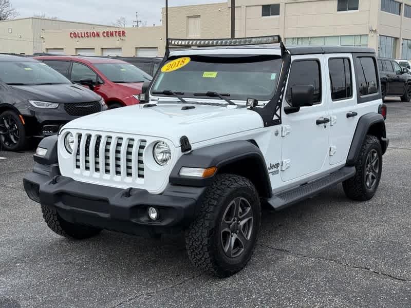 used 2018 Jeep Wrangler Unlimited car, priced at $18,988
