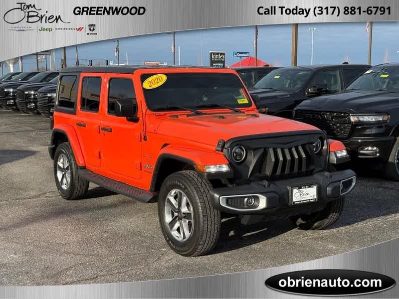 used 2020 Jeep Wrangler Unlimited car, priced at $22,485