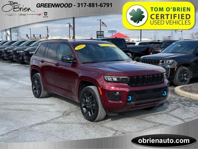 used 2023 Jeep Grand Cherokee 4xe car, priced at $29,785