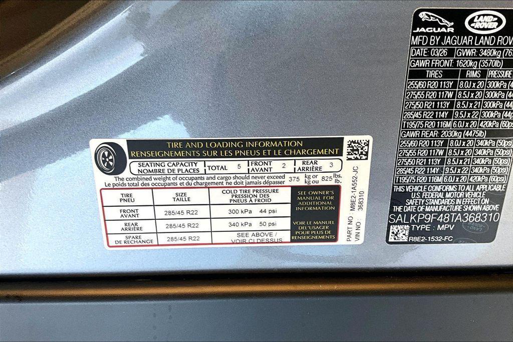 new 2026 Land Rover Range Rover car, priced at $137,260